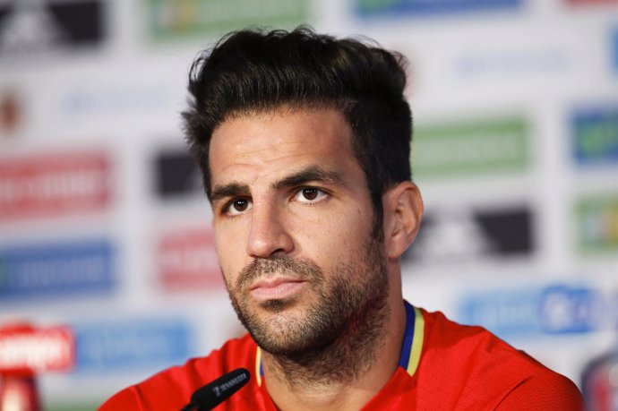 El centrocampista de la selección española Cesc Fábregas