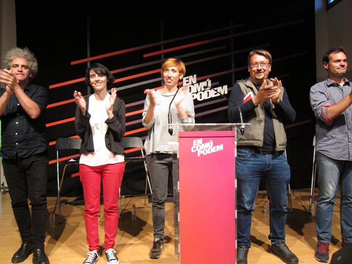 X.Domènech, Marcos Ortega, Maria Freixanet, Marcelo Exposito y Mar García.