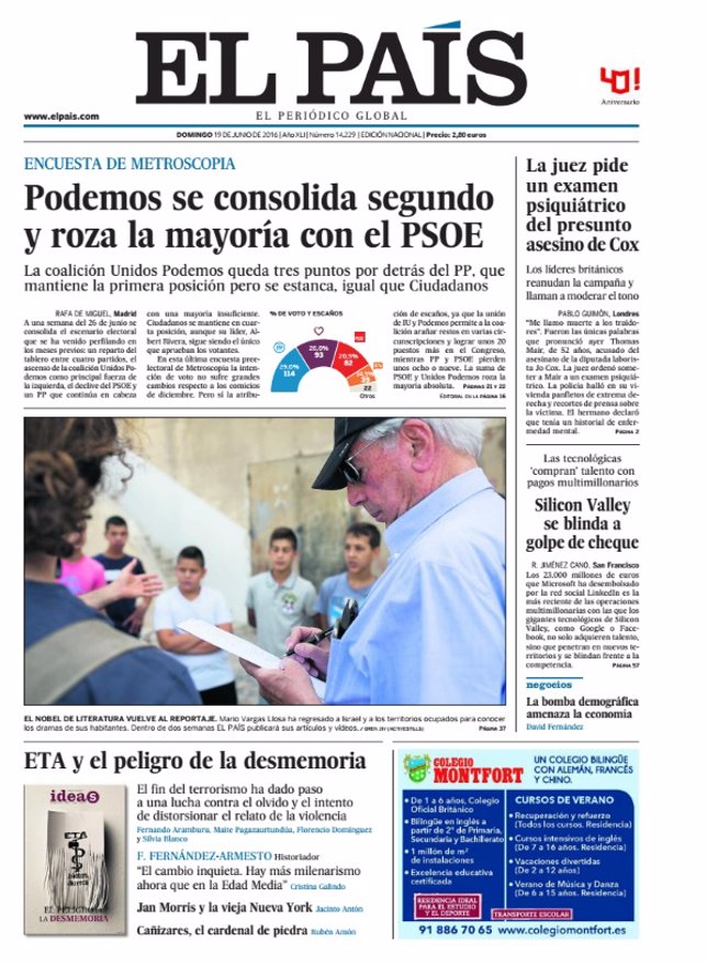 El País 19 de julio