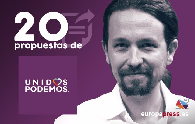 20 Propuestas Del Programa De Unidos Podemos