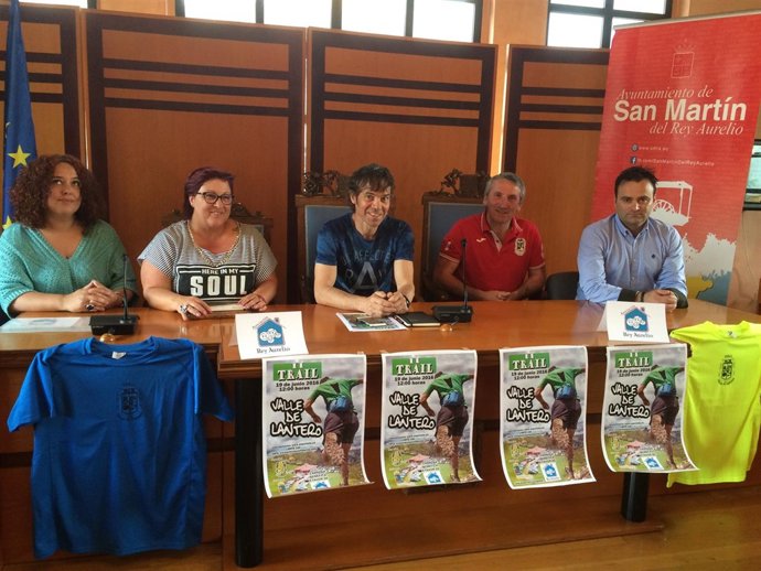 Presentación trail de montaña en Lantero