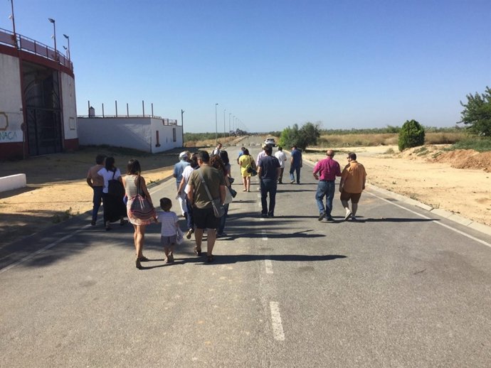 Visita de Sergio Pascual a carretera de Espartinas