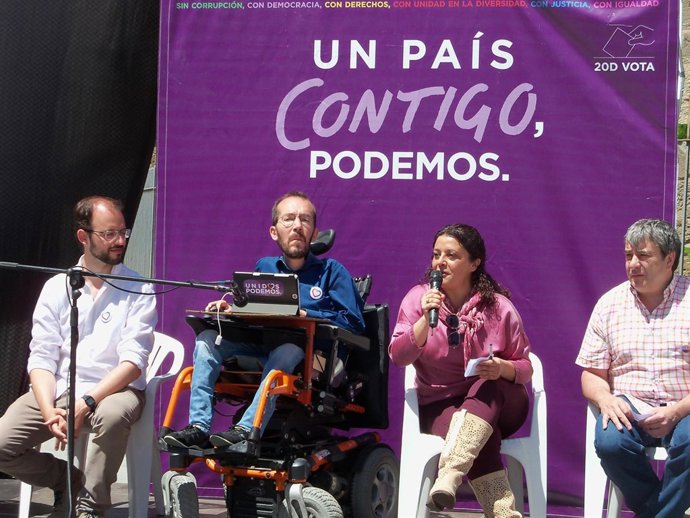 Acto de campaña de Unidos Podemos 