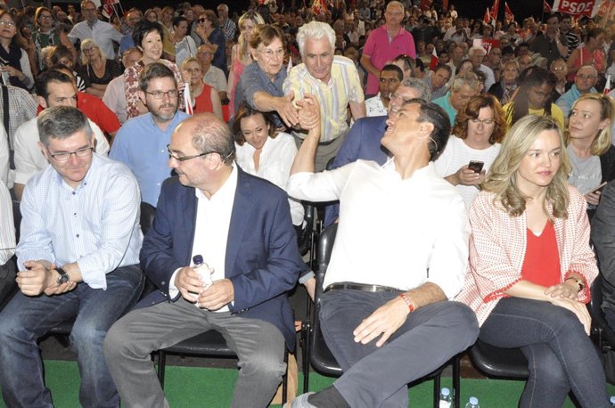 Acto electoral del PSOE en Zaragoza