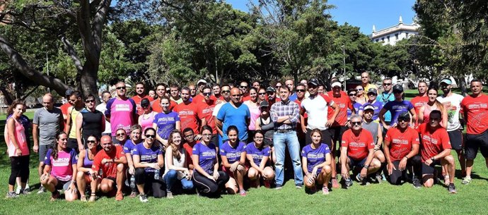 Primer entrenamiento oficial del III Maratón de Santa Cruz