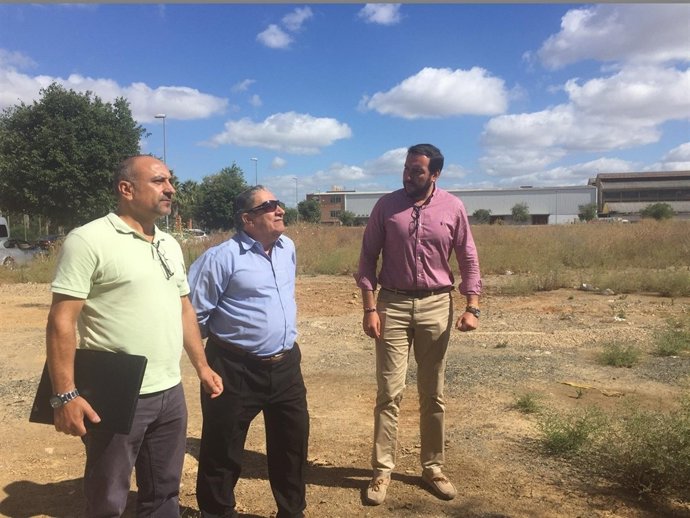 El concejal de C's Francisco Moraga en los Jardines de Hércules