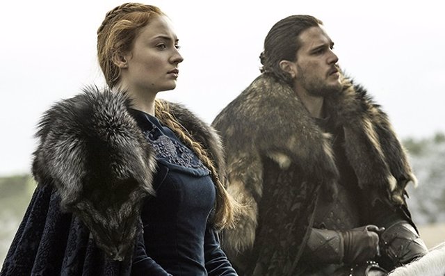 Sansa Stark y Jon Snow