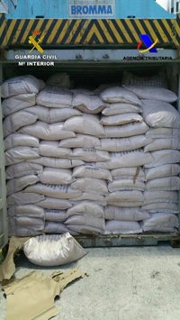 Intervenidos 280 kilos de cocaína en un contenedor en el puerto de Algeciras