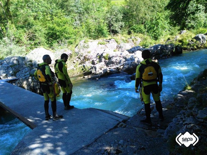 RAstreo de pescador en Cangas de Onís