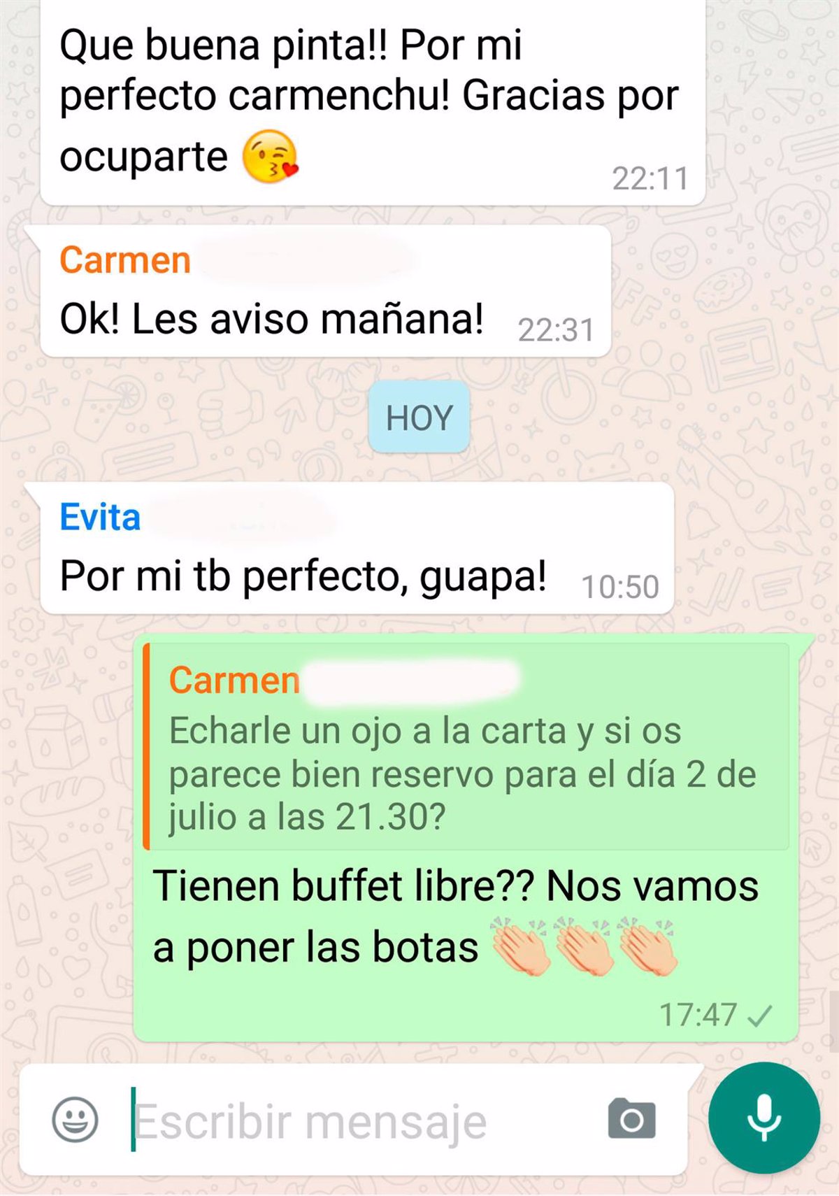 Cómo usar la función de WhatsApp para citar y responder mensajes  individuales en un grupo