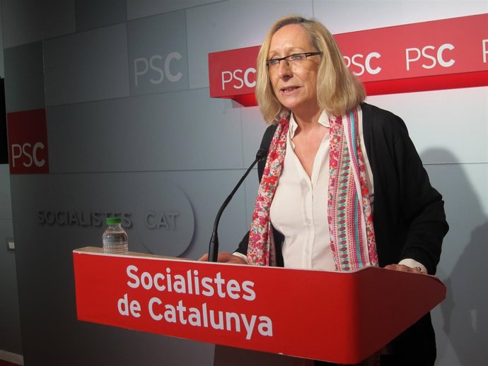 La secretaria de Organización del PSC, Assumpta Escarp 