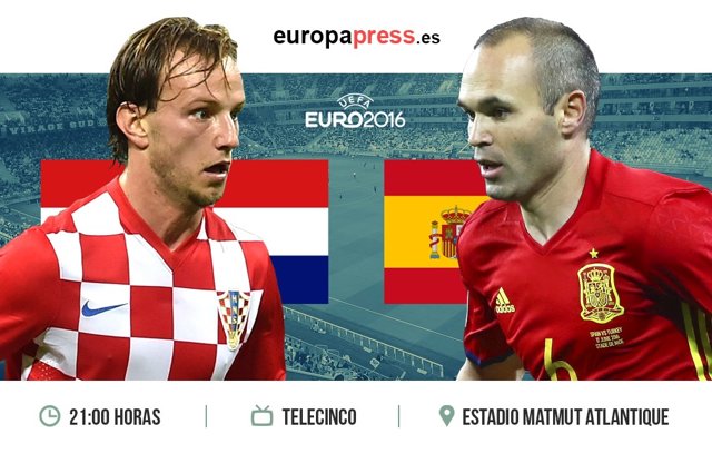 Horario y dónde ver España - Croacia Eurocopa 2016