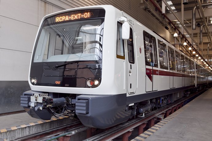 Tren de CAF para el metro de Roma 