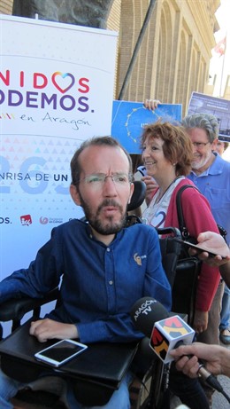 El secretario de Organización de Podemos, Pablo Echenique