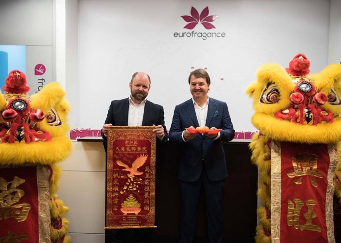 Santiago Sabatés y Markus Steger (Eurofragance)