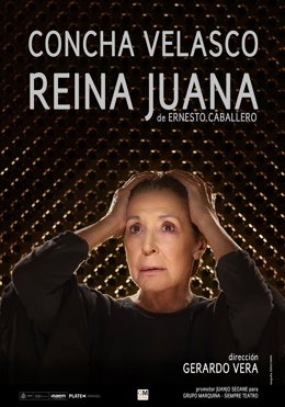 Cartel de 'Reina Juana', con Concha Velasco