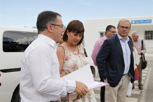 La presidenta del Govern balear, Francina Armengol, en Ibiza