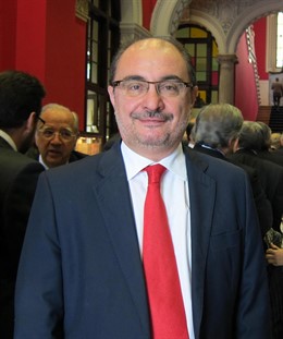 El presidente de Aragón, Javier Lambán