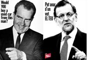 ECP compara a Rajoy con Nixon en una nueva campaña y avisa de que "puede ir de un voto"