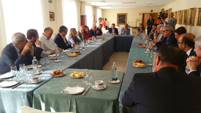 Reunión de Ana Zurita con CEOE y Cámara de Comercio