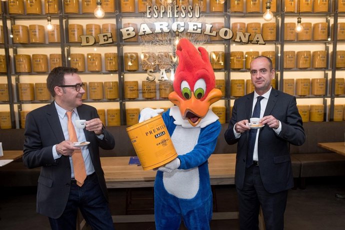 El dtor.Grl. De Café Saula Lluís Saula y el dtor.Gral. De PortAventura F.Aldecoa