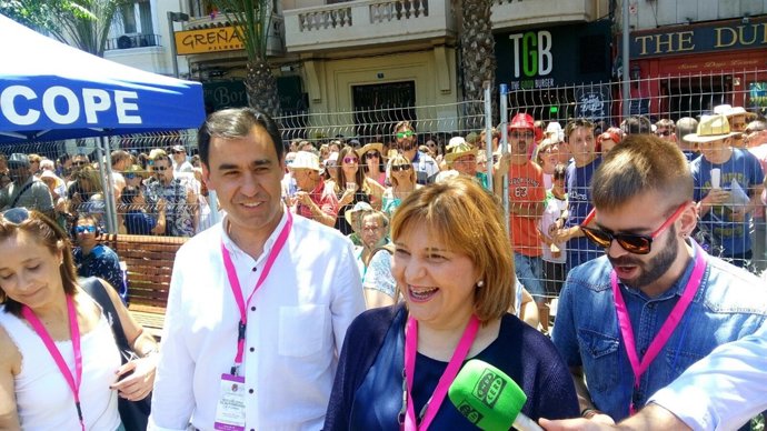Maíllo y Bonig en Fogueres de Alicante