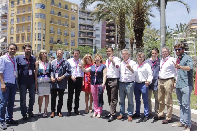 Bonig, Maíllo y dirigentes del PP en Alicante