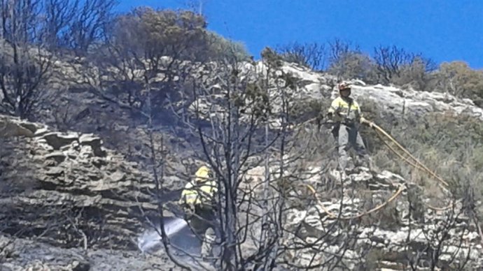 Incendio en Vallanca