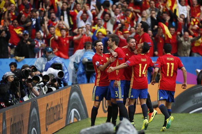 Gerard Piqué selección española España República Checa Eurocopa