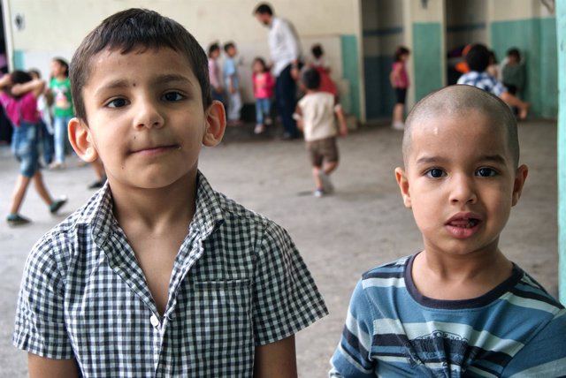 Niños Sirios en Líbano Colegio Entreculturas JRS