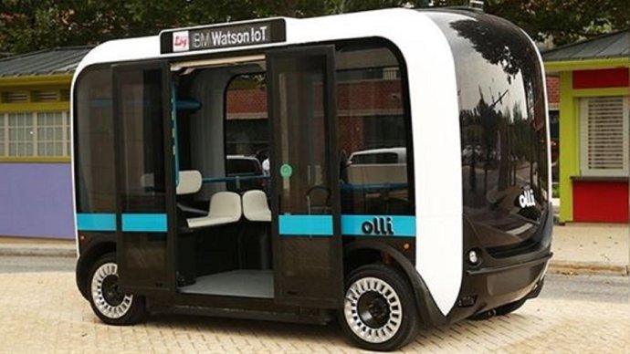 Conoce a Olli, el autobús autónomo impreso en 3D
