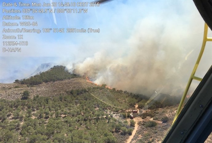 Incendio en El Gorguel