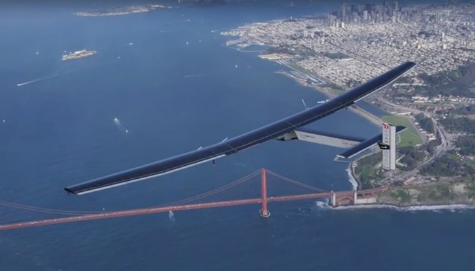 Solar Impulse llega a San Francisco