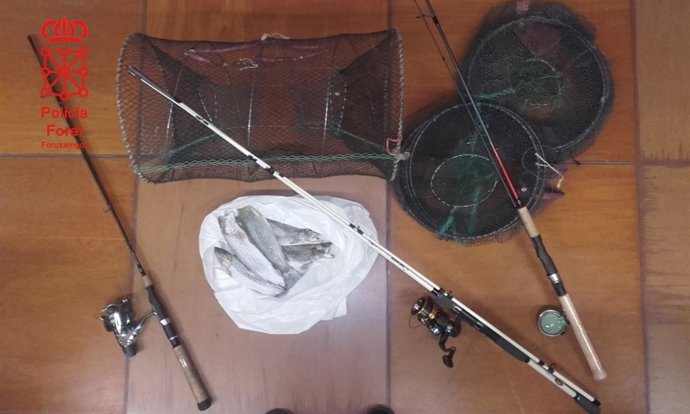 Cañas y botrinos decomisados 