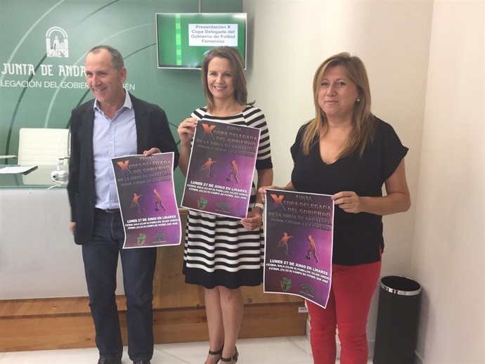 Presentación de X Copa Delegada del Gobierno de fútbol femenino.
