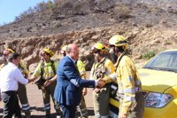 Presidente destaca labor desarrollada en incendio de El Gorguel y pide "permanecer vigilantes"