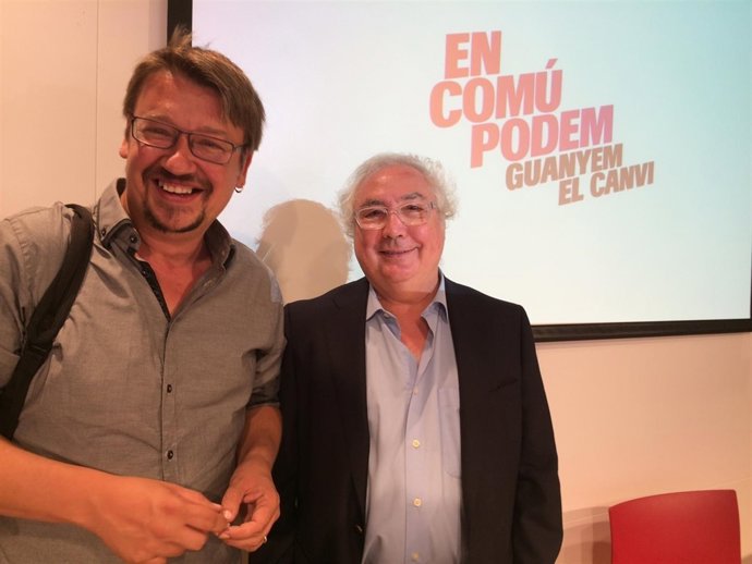 Xavier Domènech (ECP), sociólogo Manuel Castells