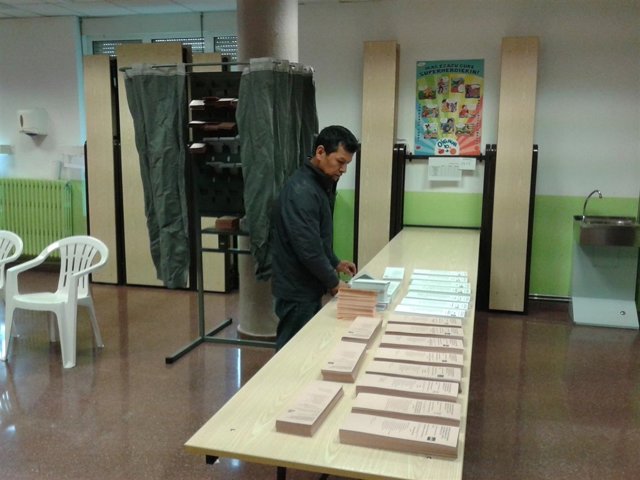 Colegio electoral, Barakaldo. 