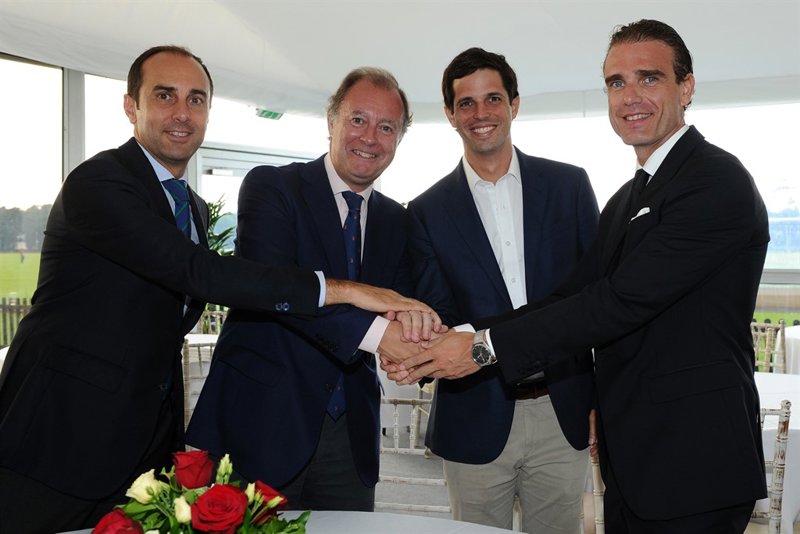 Imagen de un partido de polo en las canchas de Sotogrande