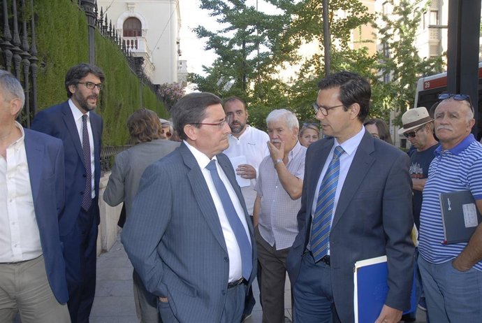 AYUNTAMIENTO DE GRANADA FOTOGRAFÍAS PRENSA. REUNIÓN ALCALDE SECRETARIO DE ESTADO