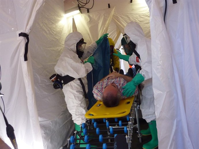 Simulacro en el Juan Ramón Jiménez