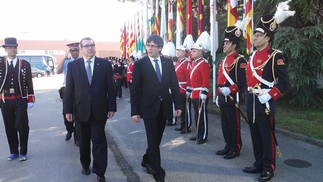 El presidente de la Generalitat, Carles Puigdemont