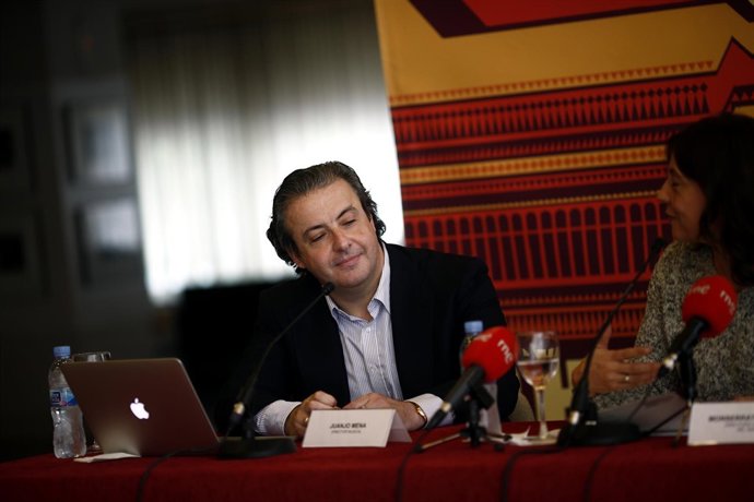 Juanjo Mena en la presentación de la III edición de Solo música