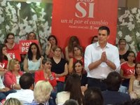 Pedro Sánchez pide un voto útil para "hacer dimitir en bloque" a Rajoy y Fernández Díaz