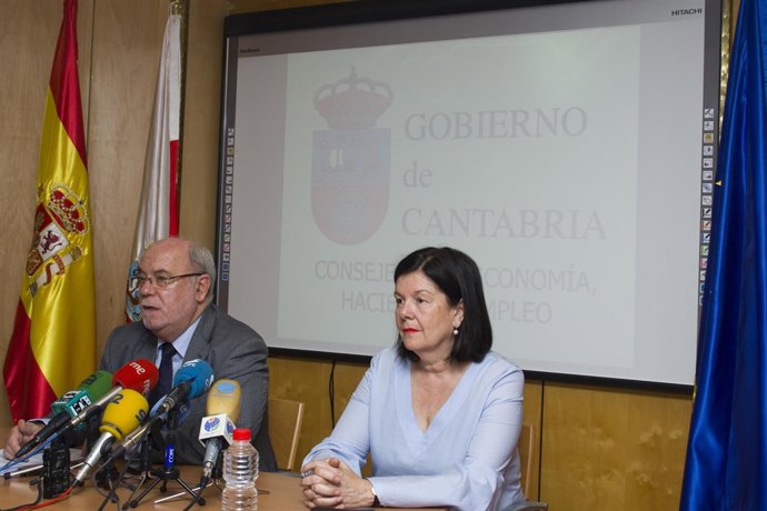 Sota en rueda de prensa en la Consejería 
