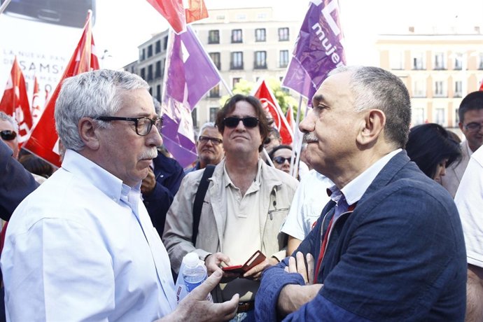 Ignacio Fernández Toxo y Pepe Álvarez