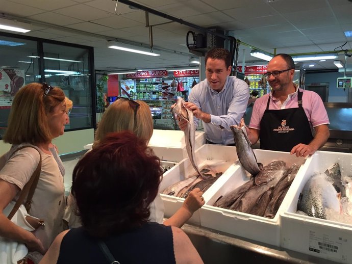 Imagen en el mercado de Saavedra Fajardo