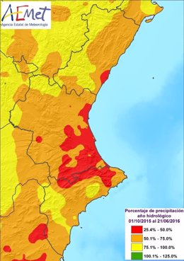Año hidrológico en la Comunitat Valenciana