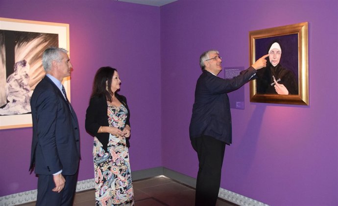 Ianuguración de la exposición dedicada a Santa Teresa.