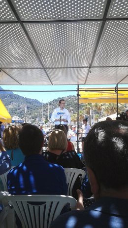 Acto electoral de Rajoy en Soller (Mallorca)